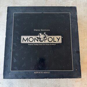Monopoly Onyx Deluxe Edition (Limited Edition / Rare)  -- Complete Set